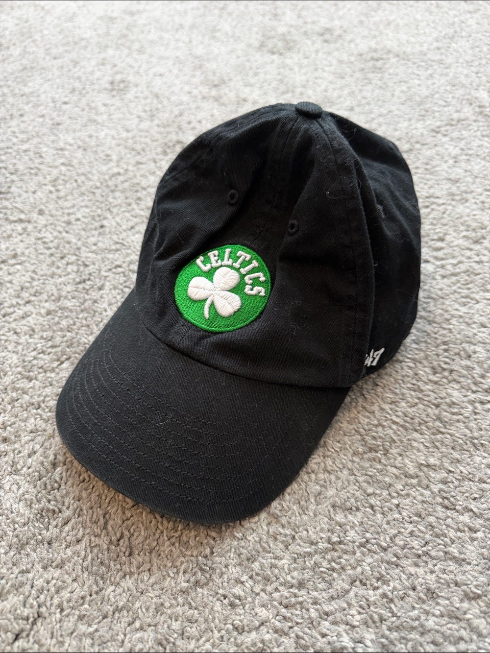 Black Celtics Embroidered Baseball Cap - Women's Casual Hat